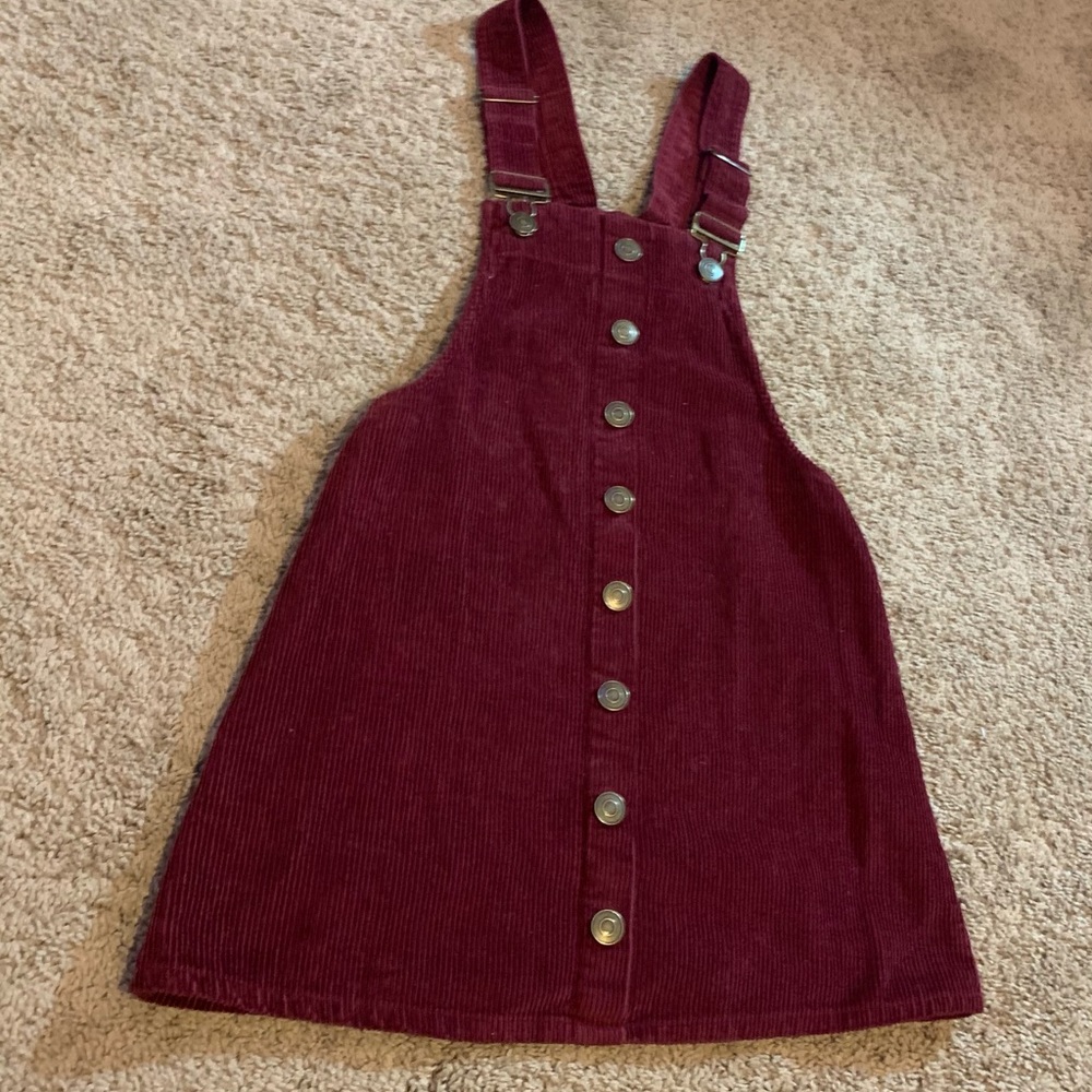 Rue21 maroon corduroy dress